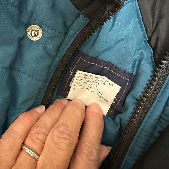 Vtg 90s Metro Express Snowsuit Womens Size Large Black Snowboard Skiing Outdoor - Picture 7 of 10